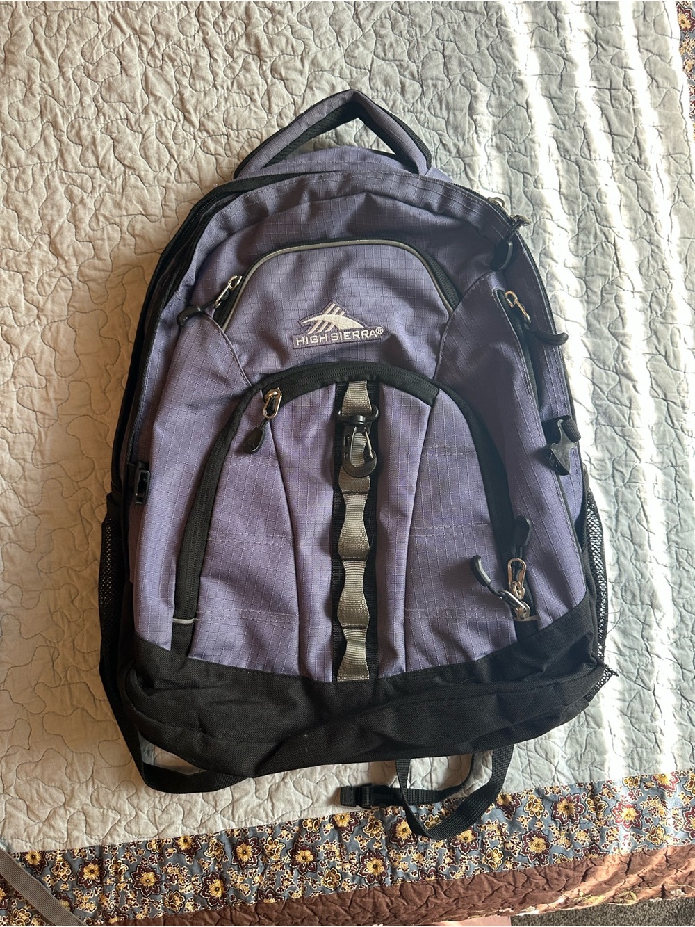 High Sierra Purple Backpack